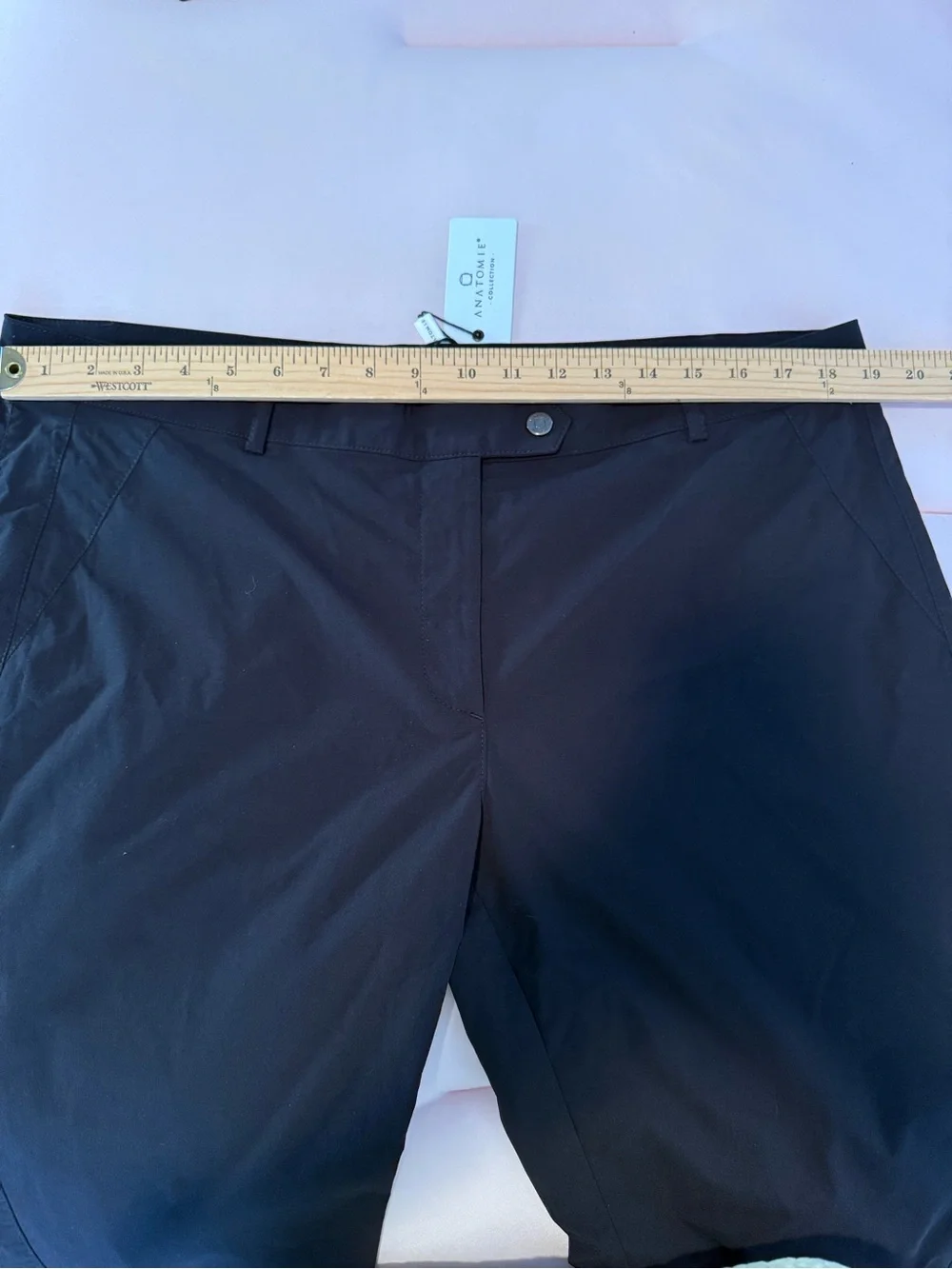 NWT Anatomie Women's Black Techno Chino Mid Rise Travel Pant Sz XL (12/14) - Picture 12 of 12